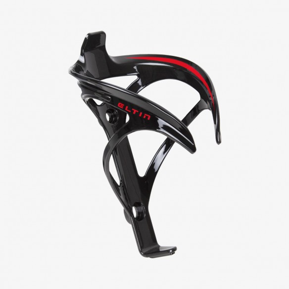 Porte-bidon Nerve - Fibre Noir et Rouge