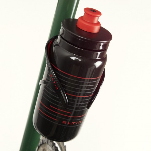 Porte-bidon Nerve - Fibre Noir et Rouge
