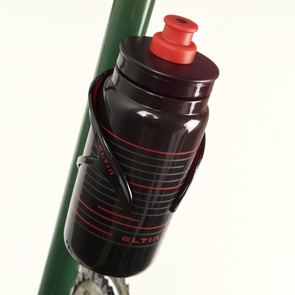 Porte-bidon Nerve - Fibre Noir et Rouge