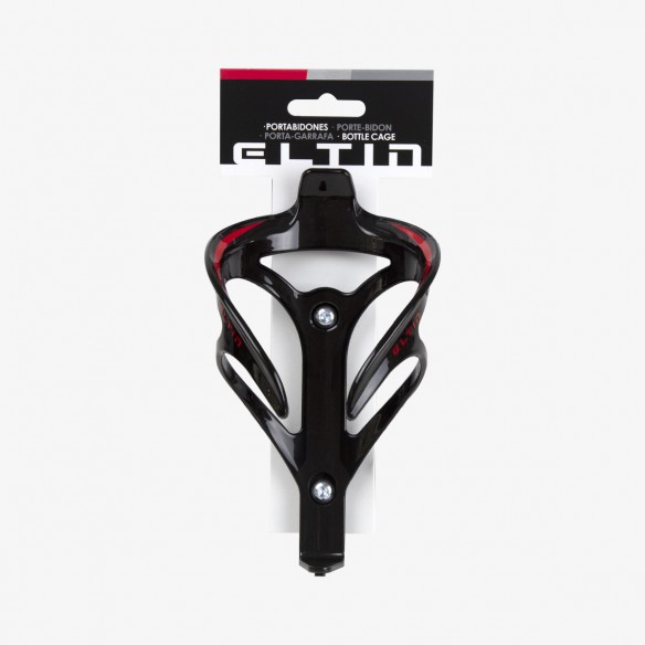 Porte-bidon Nerve - Fibre Noir et Rouge