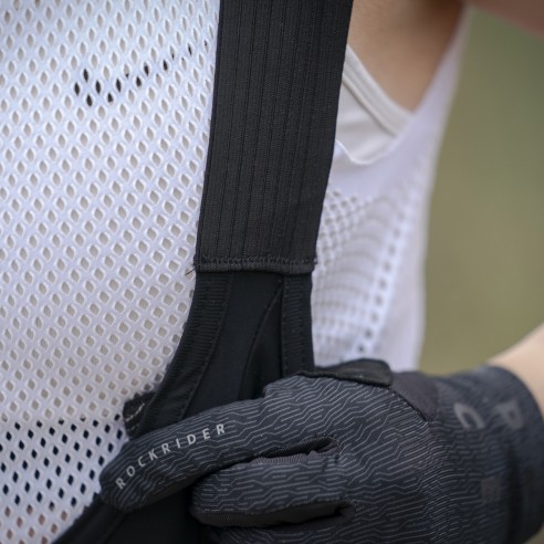 Fury Black and Blue Unisex Cycling Bibshorts