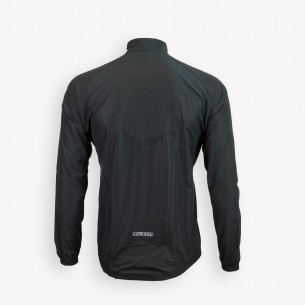 Women’s Cycling Rain Jacket Posseidona Black/Grey 2