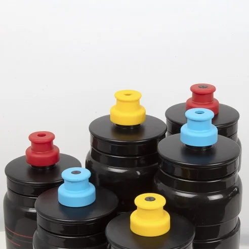 Bidon de cyclisme Pro 550 ml noir et bleu