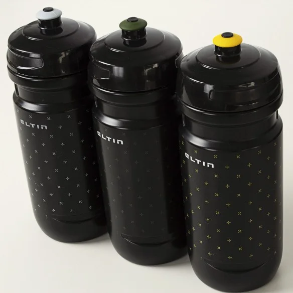Eltin cycling bottle 600ml black and grey