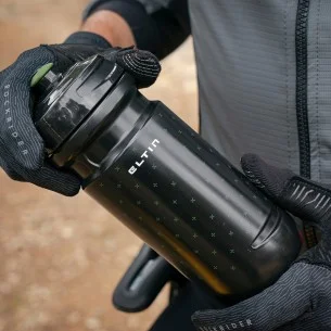 Eltin cycling bottle 600ml black and olive green 2
