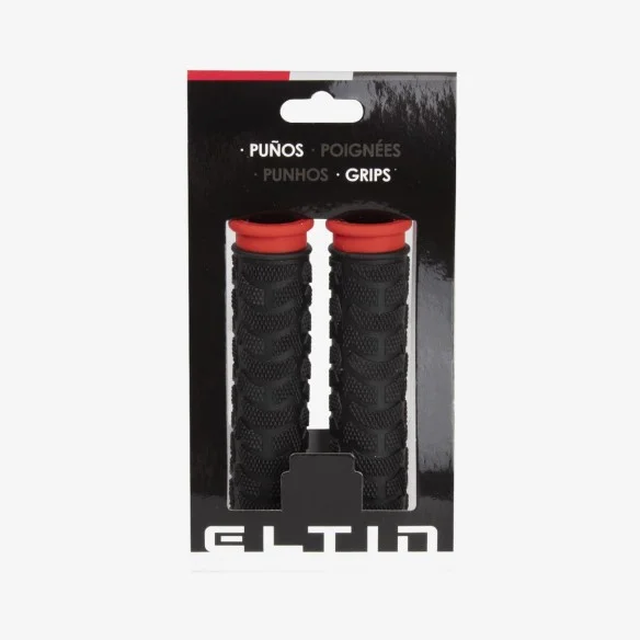 Punho de Borracha Pro Eltin preto/vermelho