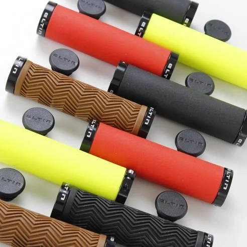 Eltin Silicone Touch Grip Fluorescent Yellow, Black Closures