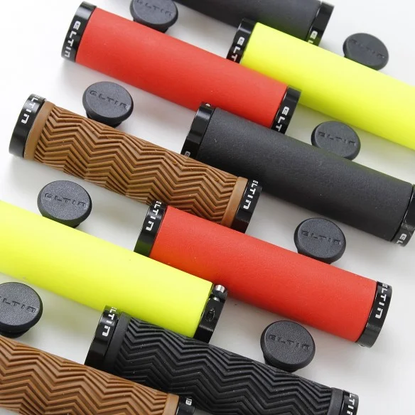 Eltin Silicone Touch Grip Fluorescent Yellow, Black Closures