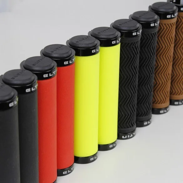 Eltin Silicone Touch Grip Fluorescent Yellow, Black Closures