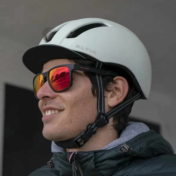 Lunettes Grant Noir mat et Rouge