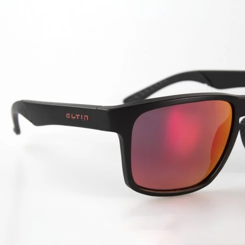Lunettes Grant Noir mat et Rouge
