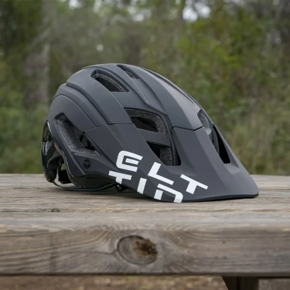 Casque VTT Hey! Noir mat et Blanc