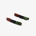 Tricolor brake inserts comp. with Shimano XT/XTR - 72mm