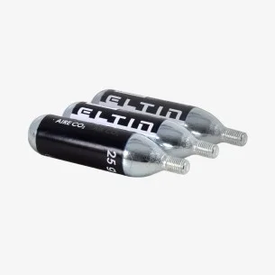 3x 25g CO2 Threaded Bottles