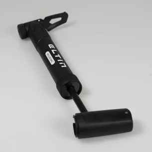 Pompe à vélo inflateur Mini Ergo valve réversible Eltin Noir 2