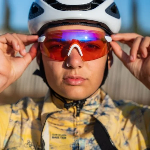 Lunettes Nexum Blanc mat et Bleu