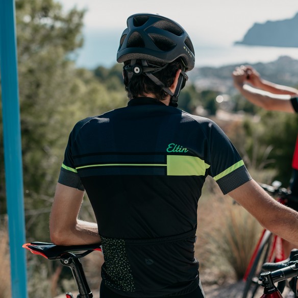 Skipper Jersey Black and neon Yellow