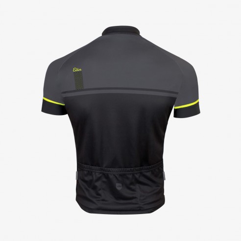 Maillot Ciclismo Supermassive Negro y Amarillo flúor