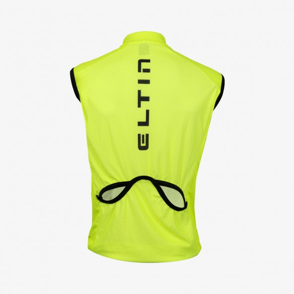 Gilet Vélo Unisexe Electric Jaune fluo et Noir