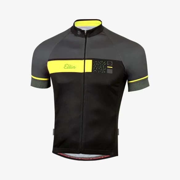 Skipper Jersey Black and neon Yellow