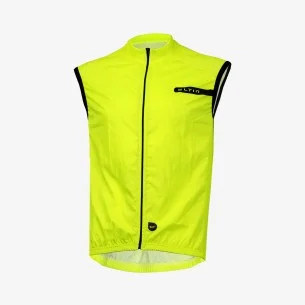 Chaleco Ciclismo Unisex Electric Amarillo flúor y Negro