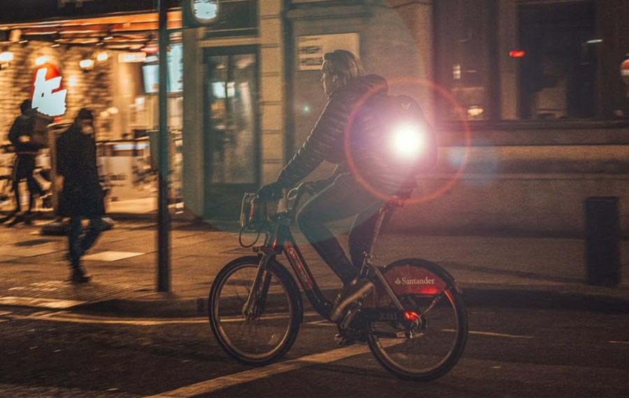luces imprescibles bicicleta de ciudad